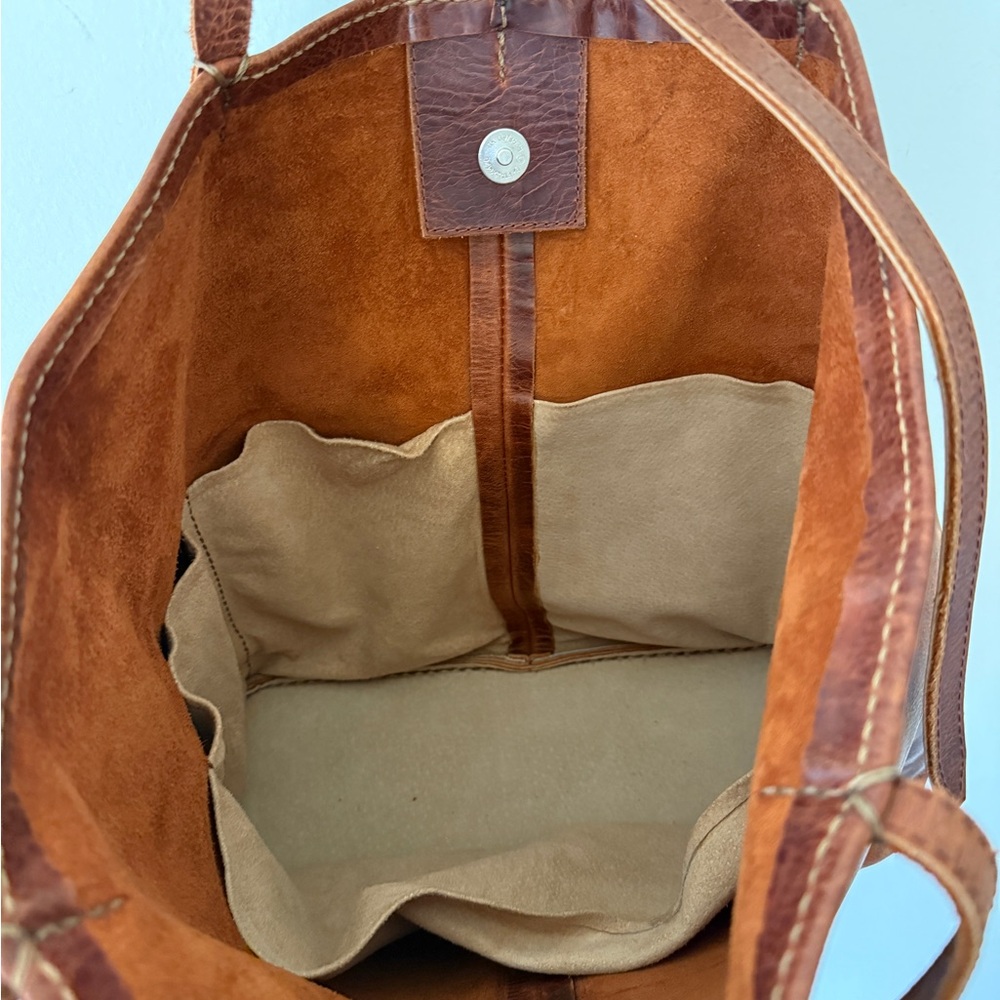 CELIA TOTE GENUINE LEATHER HANDBAG - Picture 14 of 16